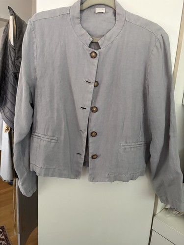Poetry gray 100 linen - poetry,