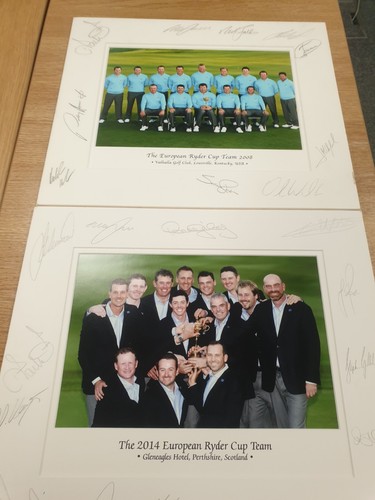 Autographed ryder cup - ryder, signed