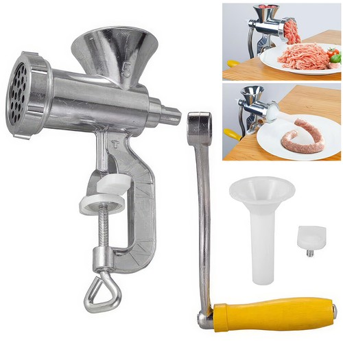 Manual meat grinder hand crank - meat,