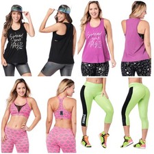 Zumba NWT XS Bundle 1 Shine Bright Crop Legging 2 Magic Tanks & 1 Sports Bra