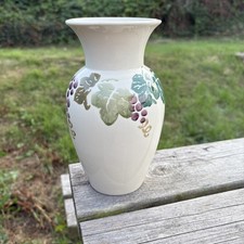 Royal Winton Tradition Toscana Hand Decorated Spongeware Ceramic Vase 8"