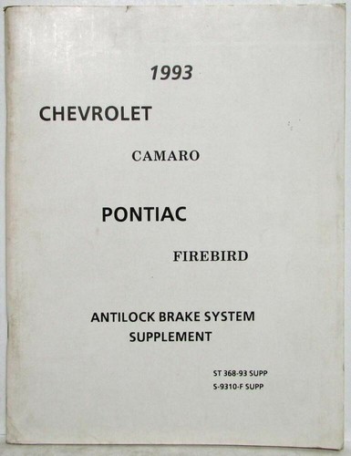 1993 chevrolet camaro pontiac - 1993,