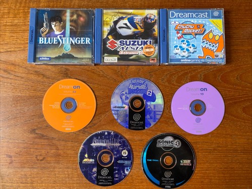 Dreamcast games bundle - bundle, blue