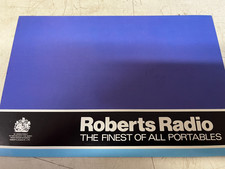 ROBERTS RADIO RM50/20 RAMBLER /R505/R606MB ADVERTISING BROCHURE SHACK/WALL ART