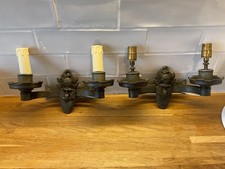 Pair of Antique Cast Iron  &