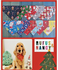 Handmade Christmas Dog Bandana