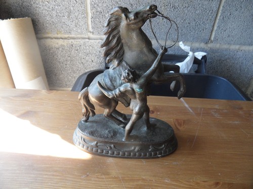 Antique spelter french - spelter,