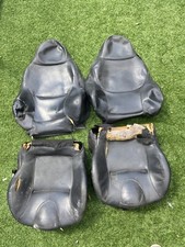 BMW Z3 Sport Black leather Drivers Passengers seat upper Lower panel skins Rare