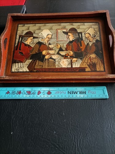 Vintage hand painted french - hand,