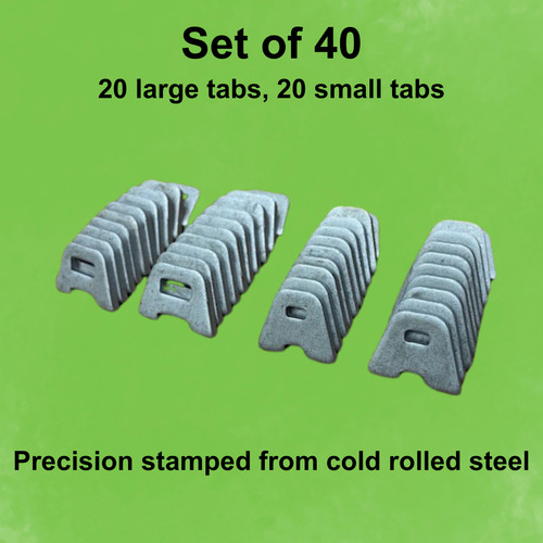 Weld cable tie tabs 40 - tabs, -40