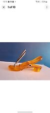 VINTAGE EARLY PLASTIC DESK PAPER CLIP CLOTHES PEG SHOE SHAPE  PEN HOLDER  RARE