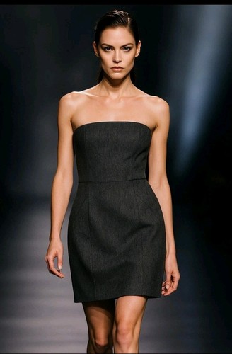 Dsquared2 strapless wool dress - wool,