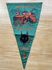 Vintage Shropshire Wolf Cub Scout Rally 1965 Pennant
