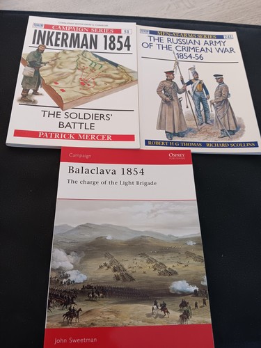 Osprey crimean war books - war, x3.