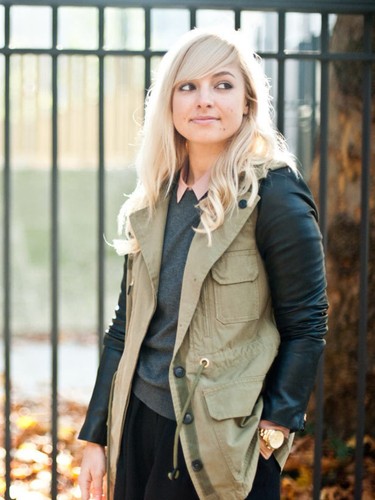 Zara button military - button,