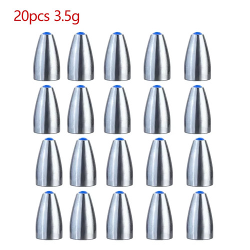 20pcs lead sinker with - with, plastic