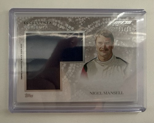Topps nigel mansell - topps, reliquia