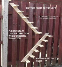 Wide Step Cat Ladder Wall Or