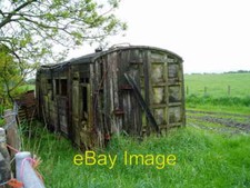 Photo 6x4 Disused railway carriage Nercwys By the side of the road betwe c2006