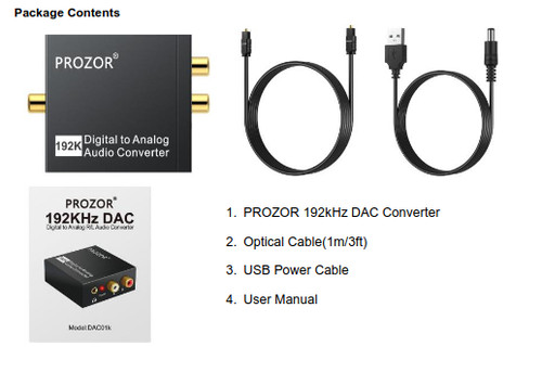 Prozor dac converter - prozor,