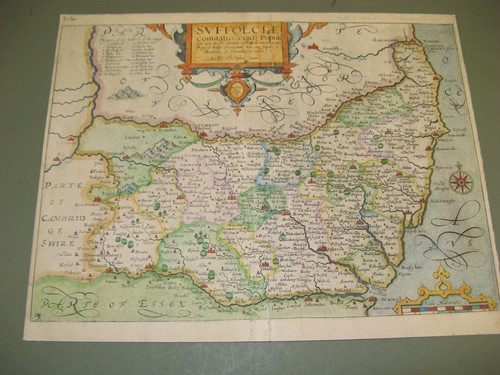 100 original suffolk map - original,