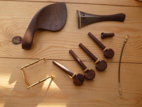 Violin fittings genuine - fittings,, 4/4,
