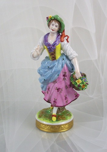 Volkstedt figurine girl with