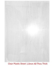 Plain Plasticard Sheet 296mm x 208mm - Various Colours And Sizes To Choose