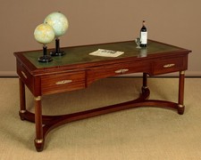 Large French Empire Style Bureau Plat Desk c.1960