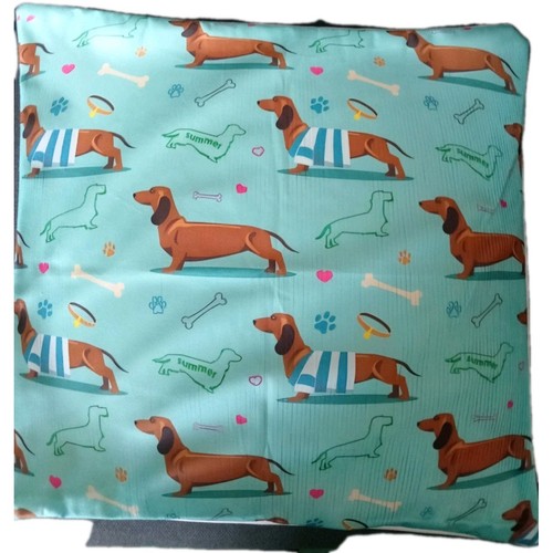 Pair dachshund cushion - dachshund,