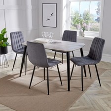 Aspen Dining Set - Grey Oak