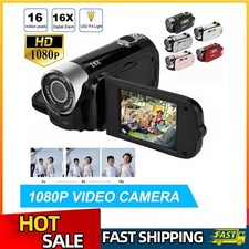 1080P HD Camcorder Digital Video Camera LCD 16MP 16X Zoom DV AV Recorder 2.7"