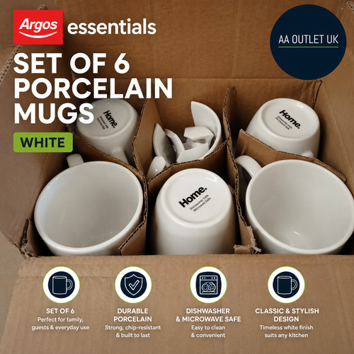 Argos essentials set 6 - essentials, of