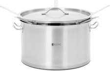 Royal Catering Pasta Pot 5 Sieve Inserts 44 L Stainless Steel 