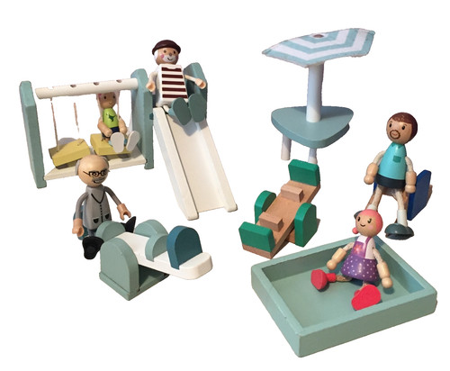 Wooden doll house - doll’s,