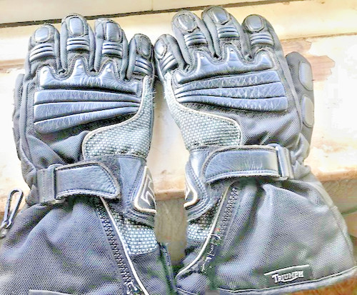 Triumph motorbike gloves - triumph,