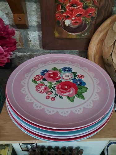 Set melamine floral - 6,