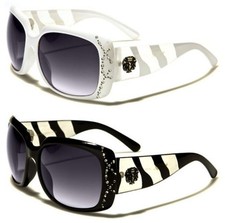 Womens oversized butterfly sunglasses Brown diamante kleo large ladies retro