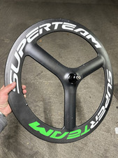 3 Spoke Carbon Rear Track Wheel Clincher