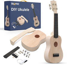 DIY Soprano Ukulele Kit (22 Inch) - Build Your Own Custom Hawaii Instrument with
