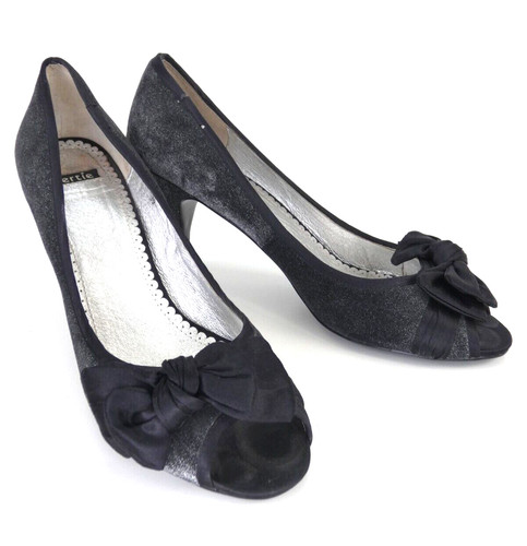 Bertie shoes heels black - bertie, suede