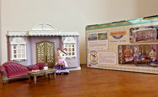Sylvanian Families house Designer Studio with Rabbit Doll, Chaise Lounge, Table