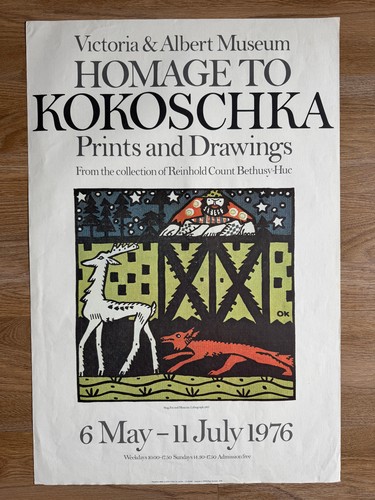 1976 homage kokoschka - 1976, 'homage