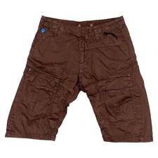 G-STAR Men's Brown Combat Loose Tapered Shorts RRP £65