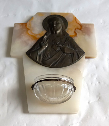 Antique art deco french onyx - art,