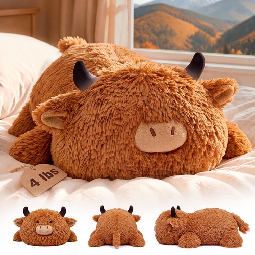 Weighted teddy highland cow - teddy,