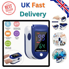 Heart Rate Monitor Oximeter Blood Oxygen SpO2 Finger Pulse Saturation Meter UK