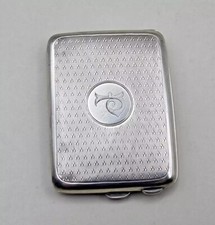 Antique Sterling Silver Match Book Holder Case Hallmarked Birmingham 1926