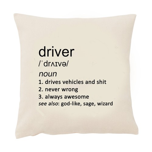 Driver cushion cover funny - driver,