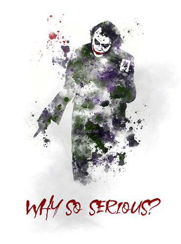 Art print joker - joker, so